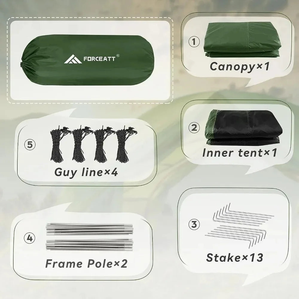 2-4 Person Lightweight Camping Tent 2-4 Person Lightweight Camping Tent Furvenzy