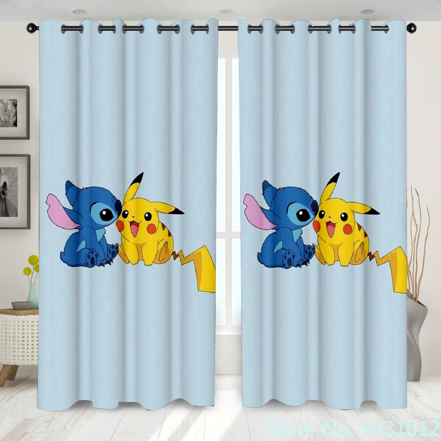 Pokemon Pikachu Curtains Pokemon Pikachu Curtains Furvenzy