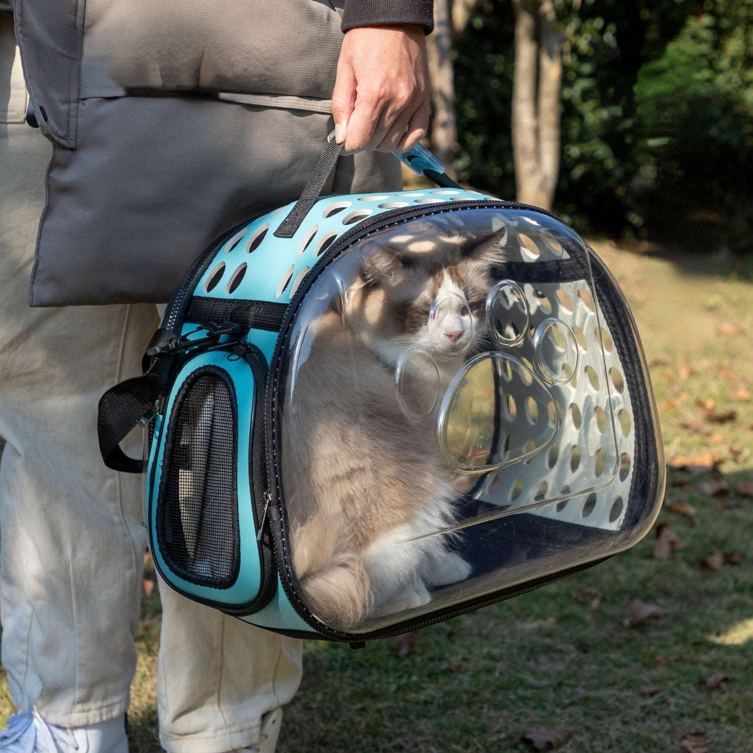 Cat Space Capsule Transparent Carrier Backpack Cat Space Capsule Transparent Carrier Backpack Furvenzy
