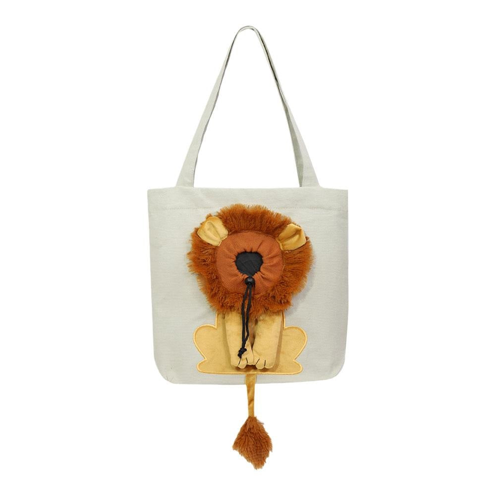 Lion Shaped Pet Shoulder Bag Lion Shaped Pet Shoulder Bag Furvenzy B