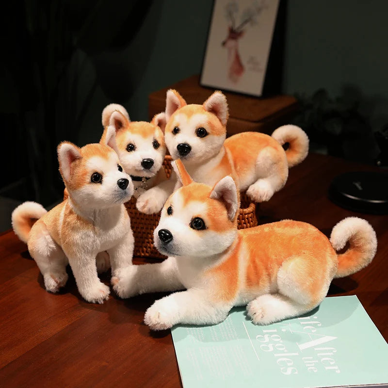 Realistic Akita Dog Plush Stuffed Toy Realistic Akita Dog Plush Stuffed Toy