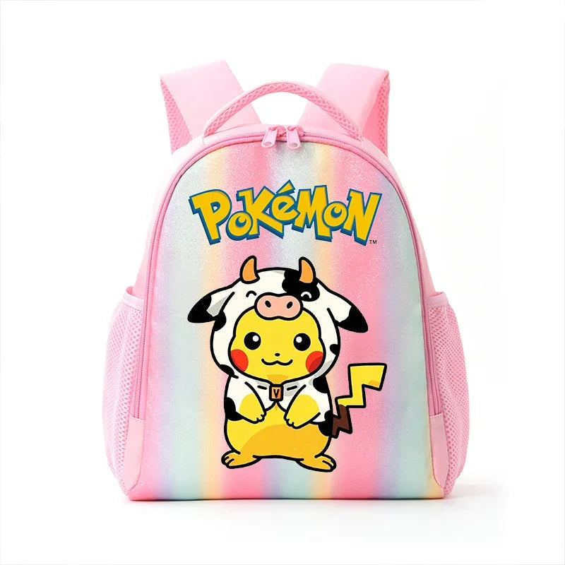 Pokemon Rainbow Backpack – Colorful Cartoon School Daypack Pokemon Rainbow Backpack – Colorful Cartoon School Daypack