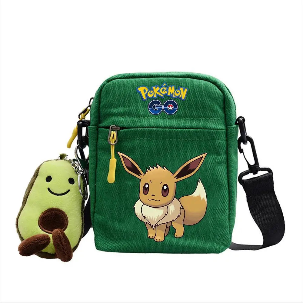 Pokemon Pikachu Canvas Crossbody Bag Pokemon Pikachu Canvas Crossbody Bag - Furvenzy