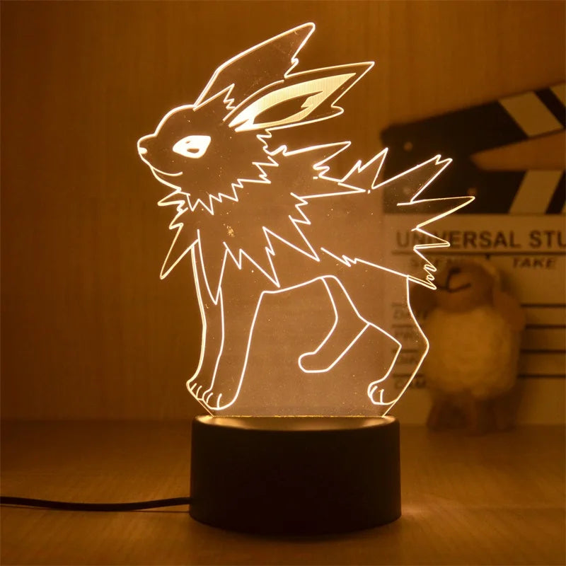 Pokemon Pikachu LED 3D Night Light Pokemon Pikachu LED 3D Night Light Furvenzy PK-009