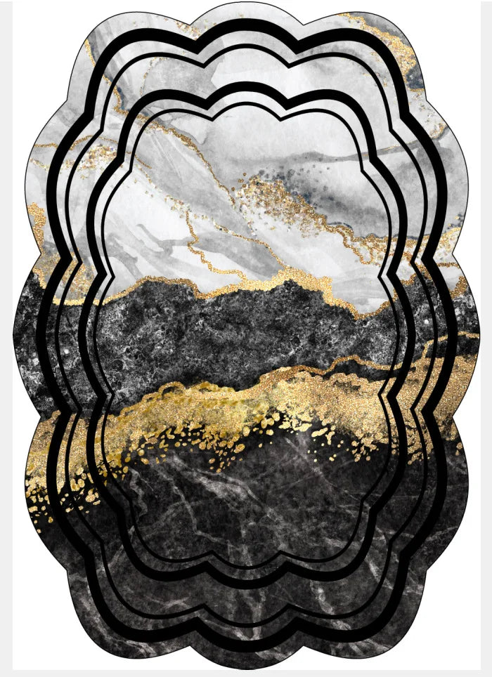 Luxury Irregular Living Room Bedroom Carpet Luxury Irregular Living Room Bedroom Carpet Furvenzy 9 80X120CM