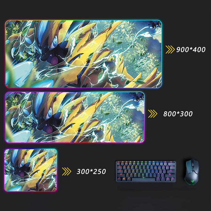 Pokemon Pikachu LED Mousepad Pokemon Pikachu LED Mousepad Furvenzy 19 350x250x30mm