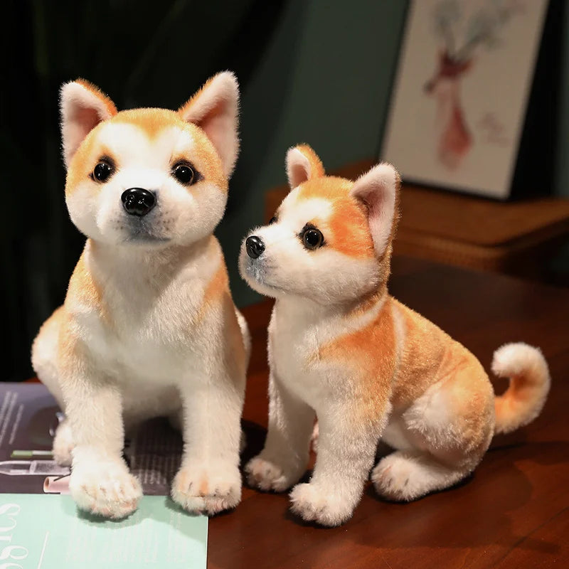 Realistic Akita Dog Plush Stuffed Toy Realistic Akita Dog Plush Stuffed Toy