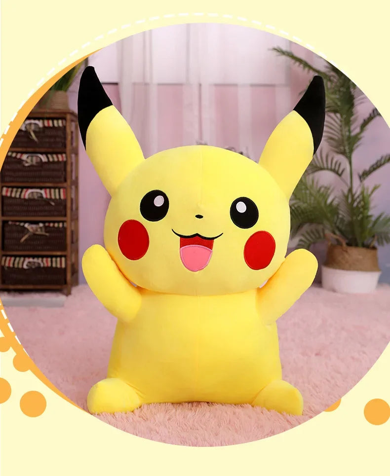 Pokemon Pikachu Plush Toy – Kawaii Soft Stuffed Animal Cushion Pokemon Pikachu Plush Toy – Kawaii Soft Stuffed Animal Cushion