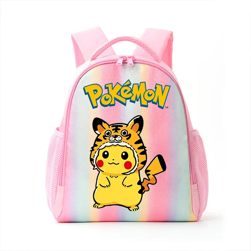 Pokemon Rainbow Backpack – Colorful Cartoon School Daypack Pokemon Rainbow Backpack – Colorful Cartoon School Daypack