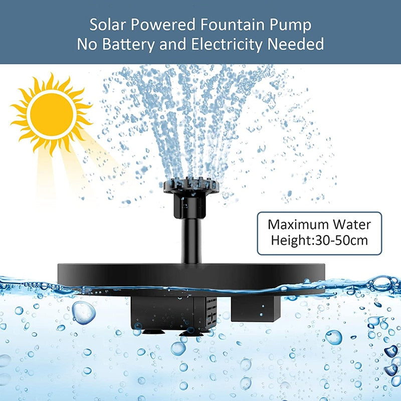 Mini Solar Water Fountain Mini Solar Water Fountain Furvenzy