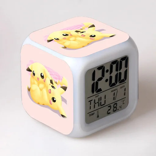 Pokemon Pikachu LED Alarms Clock Pokemon Pikachu LED Alarms Clock - Furvenzy