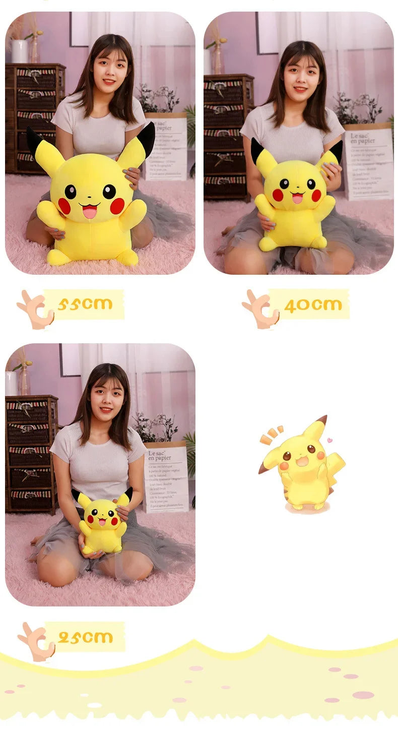 Pokemon Pikachu Plush Toy – Kawaii Soft Stuffed Animal Cushion Pokemon Pikachu Plush Toy – Kawaii Soft Stuffed Animal Cushion