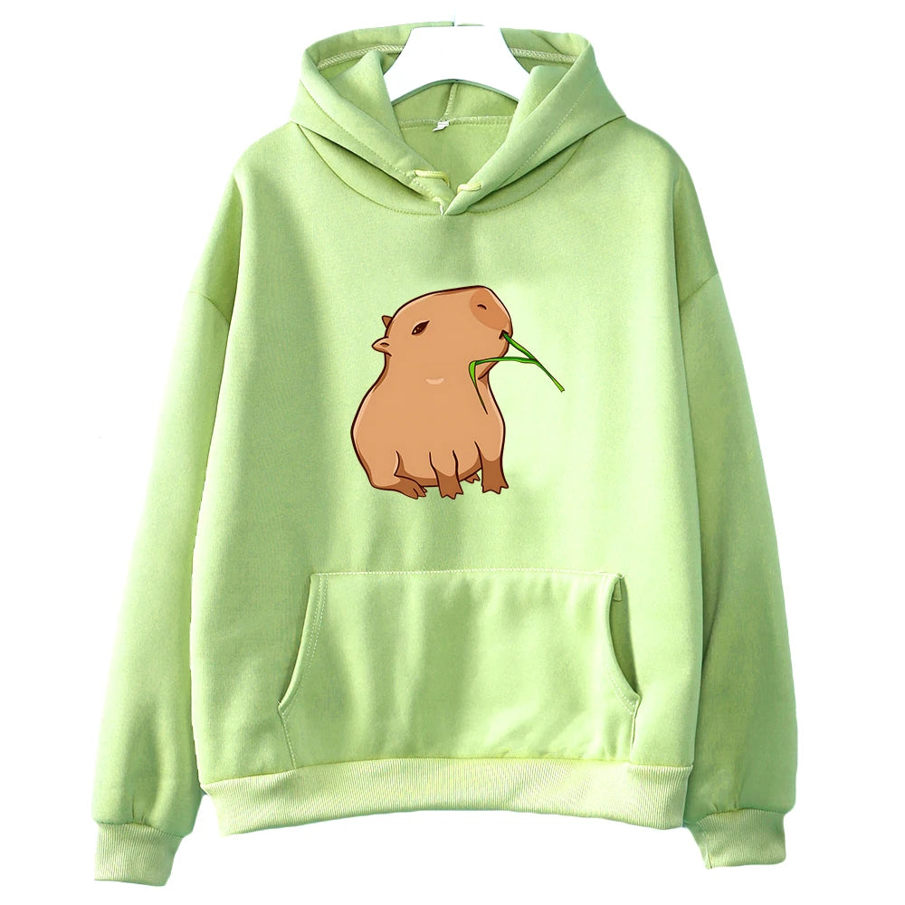 Capybara Hoodie Sweatshirt Capybara Hoodie Sweatshirt Furvenzy