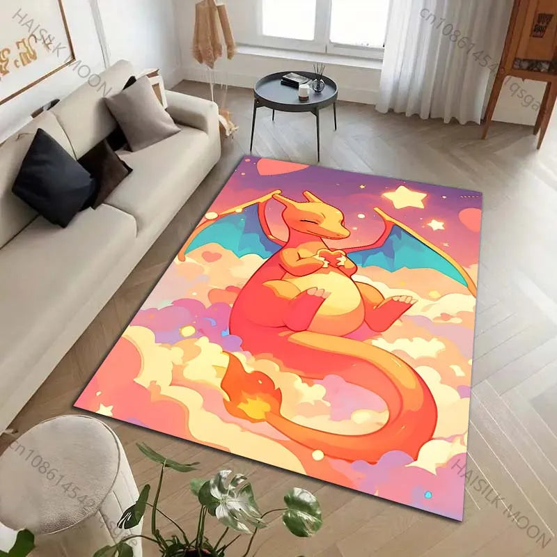 Pokemon Charizard Area Rug Carpet Pokemon Charizard Area Rug Carpet