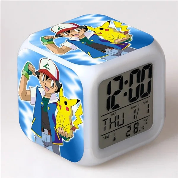 Pokemon Pikachu LED Alarms Clock Pokemon Pikachu LED Alarms Clock - Furvenzy