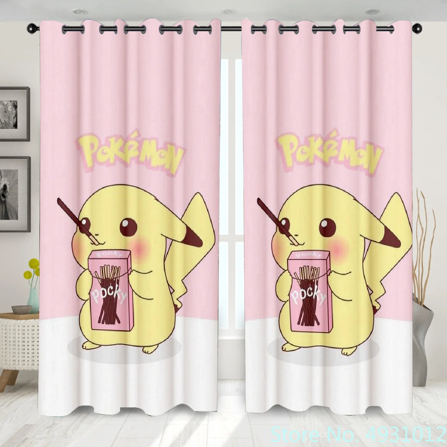 Pokemon Pikachu Curtains Pokemon Pikachu Curtains Furvenzy