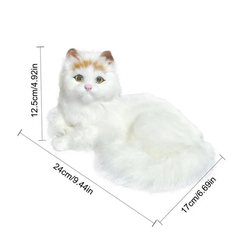 Realistic Cat Plush Stuffed Toy Realistic Cat Plush Stuffed Toy Furvenzy