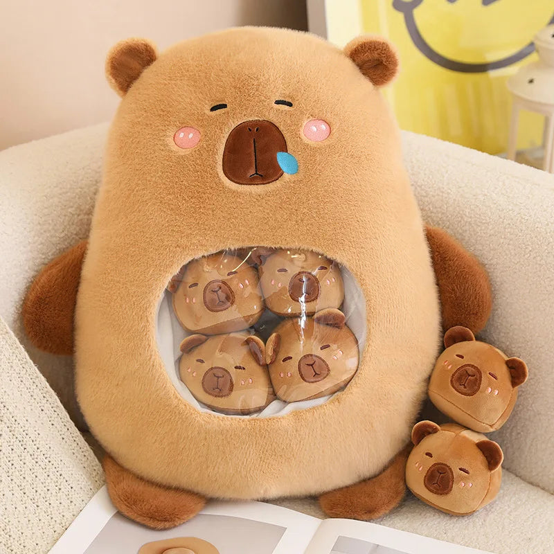 Capybara Plushies - 6 Pack Mini Dolls Plush Capybara Plushies - 6 Pack Mini Dolls Plush
