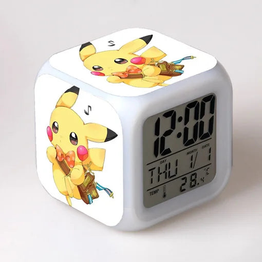 Pokemon Pikachu LED Alarms Clock Pokemon Pikachu LED Alarms Clock - Furvenzy