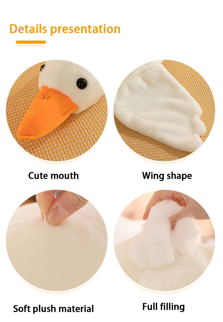 Squishmallow Plush Goose Pillow – Soft Stuffed Animal for Bed & Sofa Squishmallow Plush Goose Pillow – Soft Stuffed Animal for Bed & Sofa