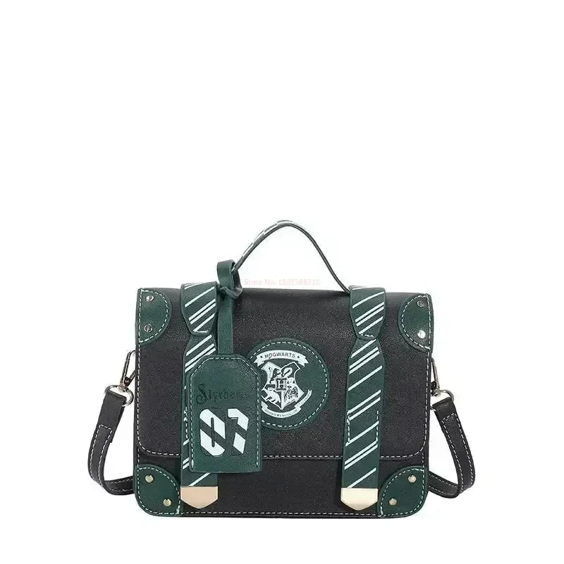 Harry Potter Style Crossbody Messenger Handbag Harry Potter Style Crossbody Messenger Handbag Furvenzy Green