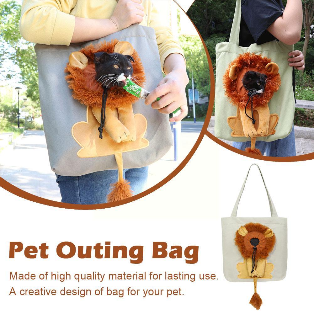Lion Shaped Pet Shoulder Bag Lion Shaped Pet Shoulder Bag Furvenzy