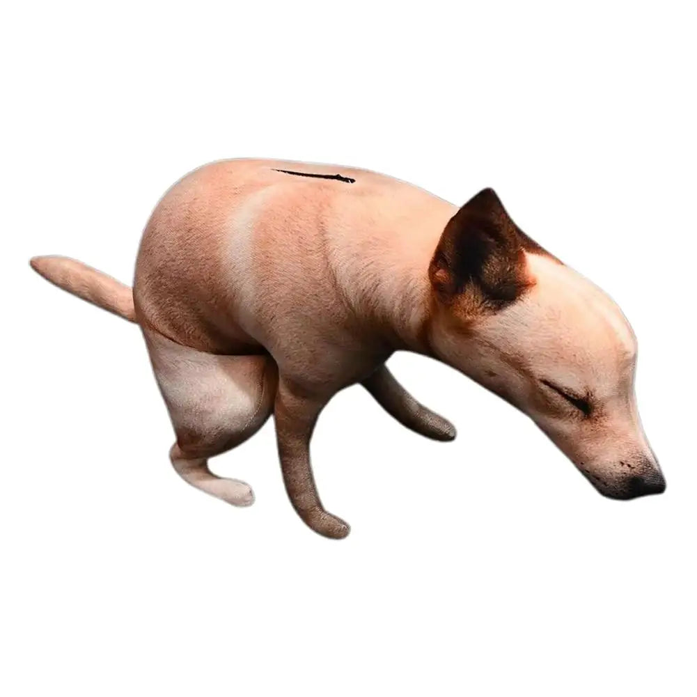 Realistic Squatting Dog Plush Pillow Throw Cushion Realistic Squatting Dog Plush Pillow Throw Cushion
