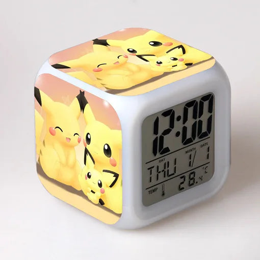 Pokemon Pikachu LED Alarms Clock Pokemon Pikachu LED Alarms Clock - Furvenzy