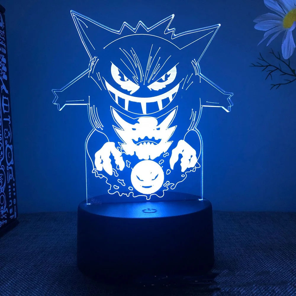 Pokemon Pikachu Charizard 3D LED Night Light Pokemon Pikachu Charizard 3D LED Night Light Furvenzy