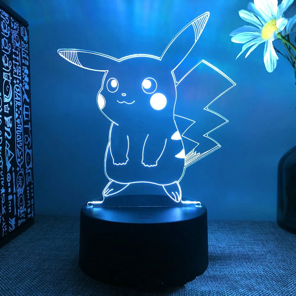 Pokemon Pikachu Charizard 3D LED Night Light Pokemon Pikachu Charizard 3D LED Night Light Furvenzy