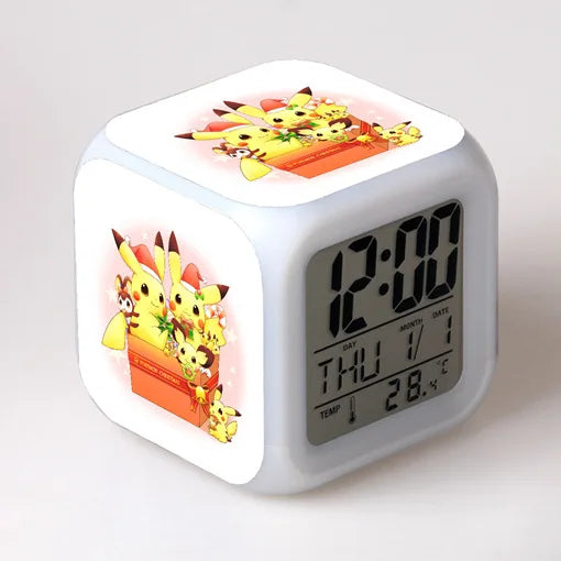 Pokemon Pikachu LED Alarms Clock Pokemon Pikachu LED Alarms Clock - Furvenzy