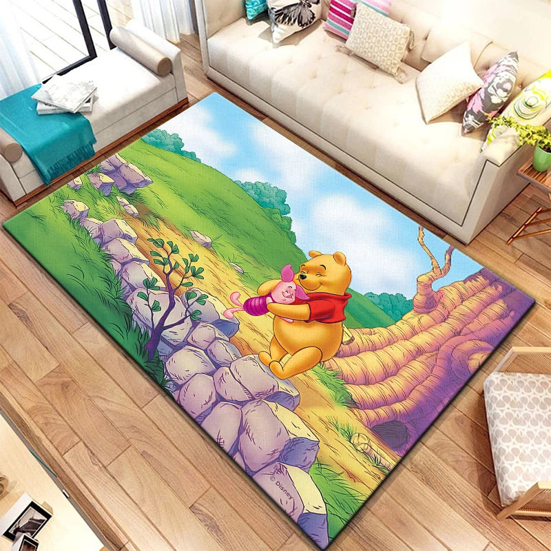 Winnie Pooh Area Carpet for Living Room & Bedroom Winnie Pooh Area Carpet for Living Room & Bedroom Furvenzy