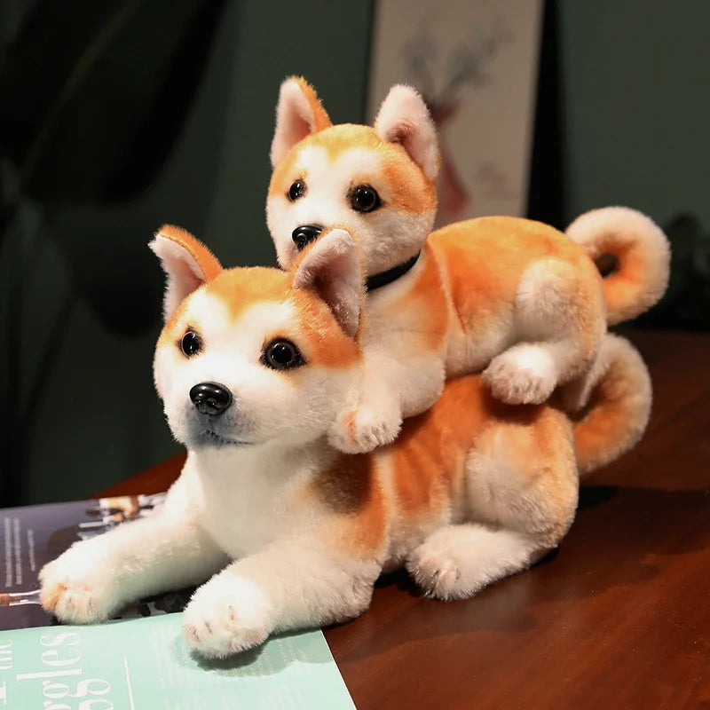 Realistic Akita Dog Plush Stuffed Toy Realistic Akita Dog Plush Stuffed Toy