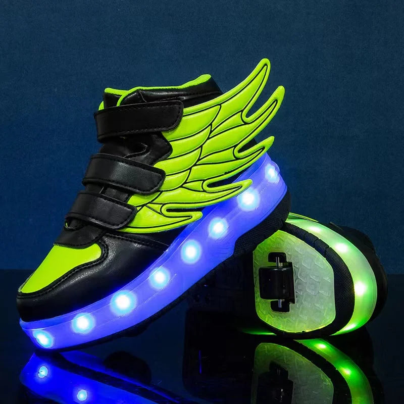 Children Roller Skates LED Sneakers Children Roller Skates LED Sneakers Furvenzy