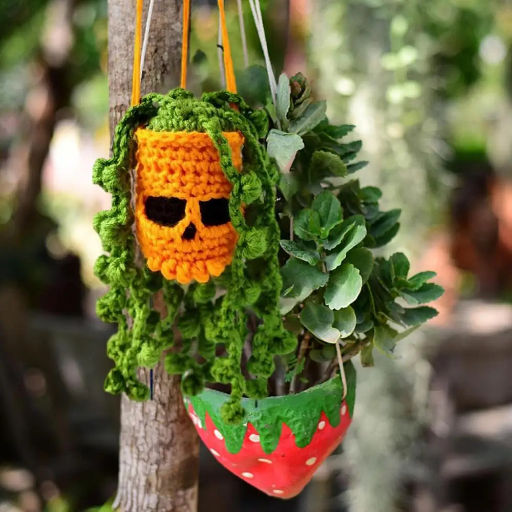 Halloween Crochet Succulents Spooky Basket Halloween Crochet Succulents Spooky Basket Furvenzy