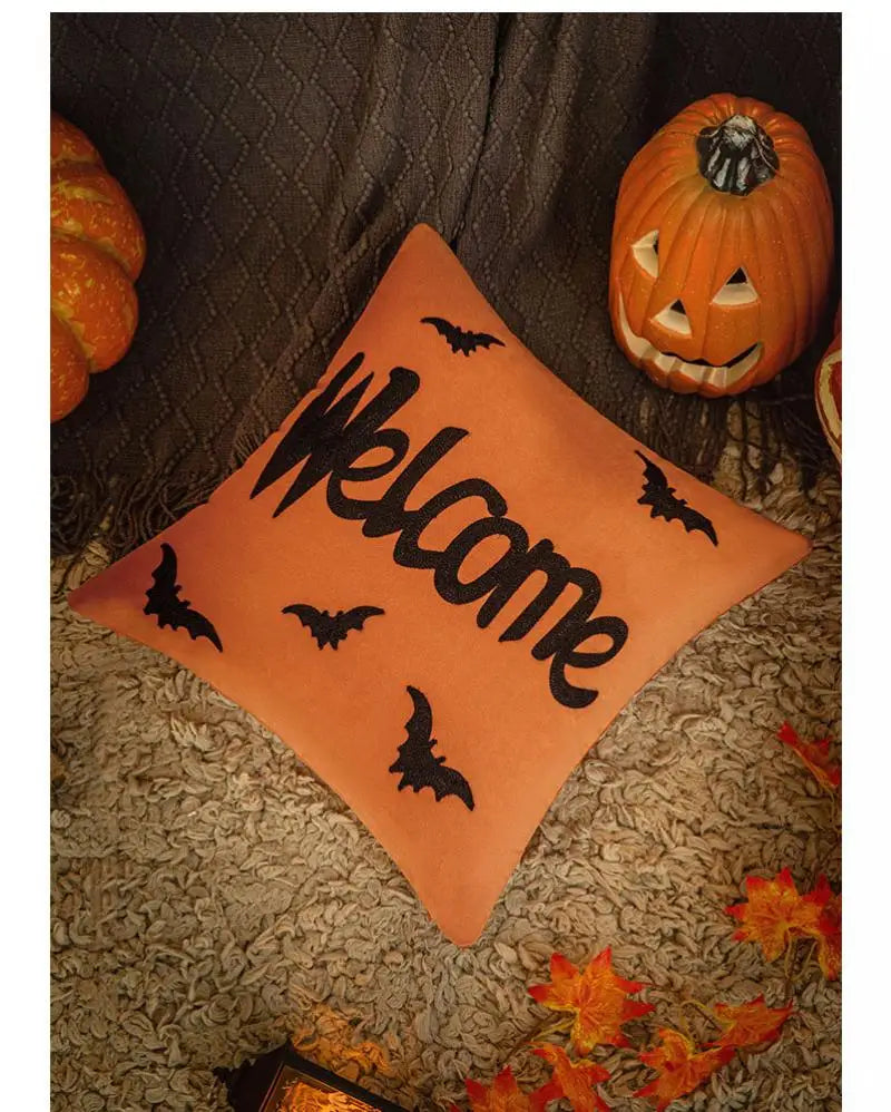 Halloween Cushion Cover Pillowcase Halloween Cushion Cover Pillowcase Furvenzy