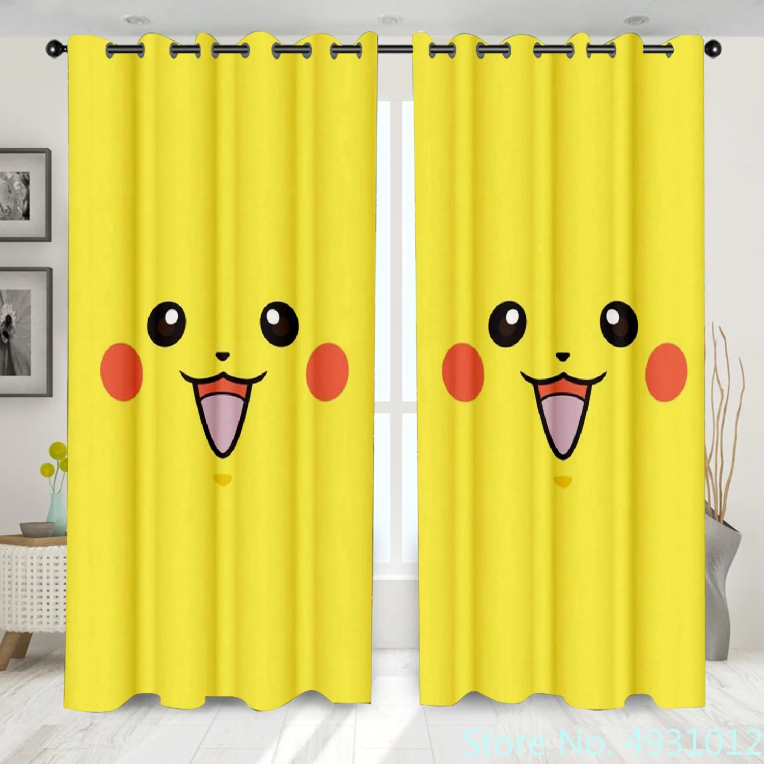 Pokemon Pikachu Curtains Pokemon Pikachu Curtains Furvenzy 2 W138x H100cm
