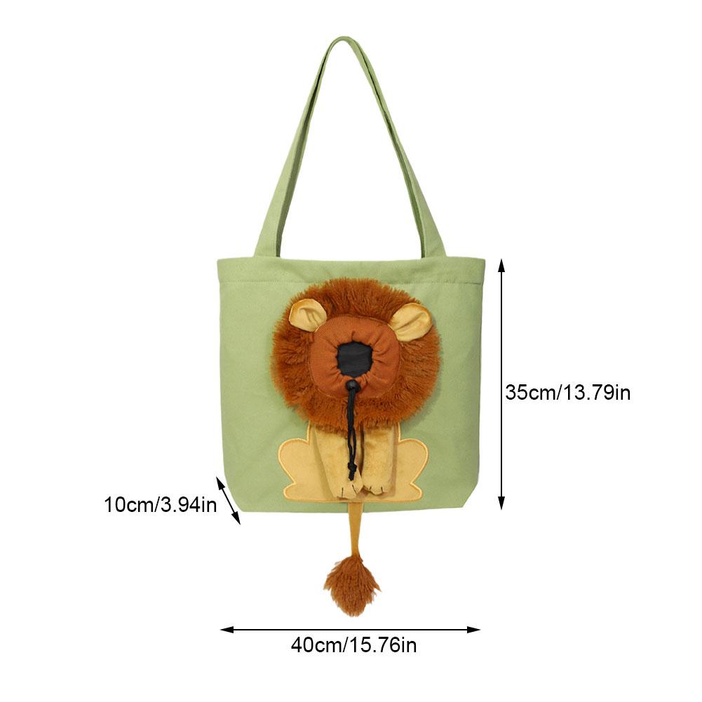 Lion Shaped Pet Shoulder Bag Lion Shaped Pet Shoulder Bag Furvenzy
