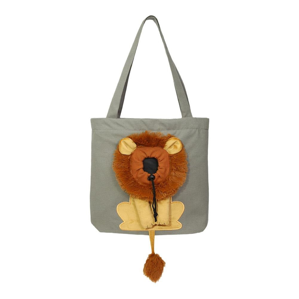 Lion Shaped Pet Shoulder Bag Lion Shaped Pet Shoulder Bag Furvenzy C