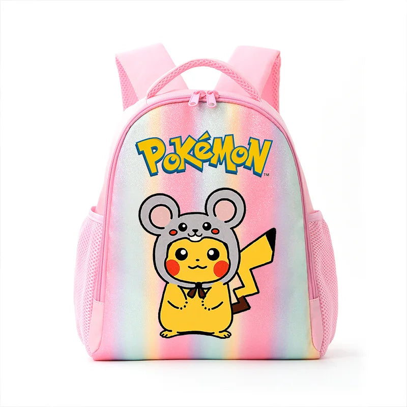 Pokemon Rainbow Backpack – Colorful Cartoon School Daypack Pokemon Rainbow Backpack – Colorful Cartoon School Daypack
