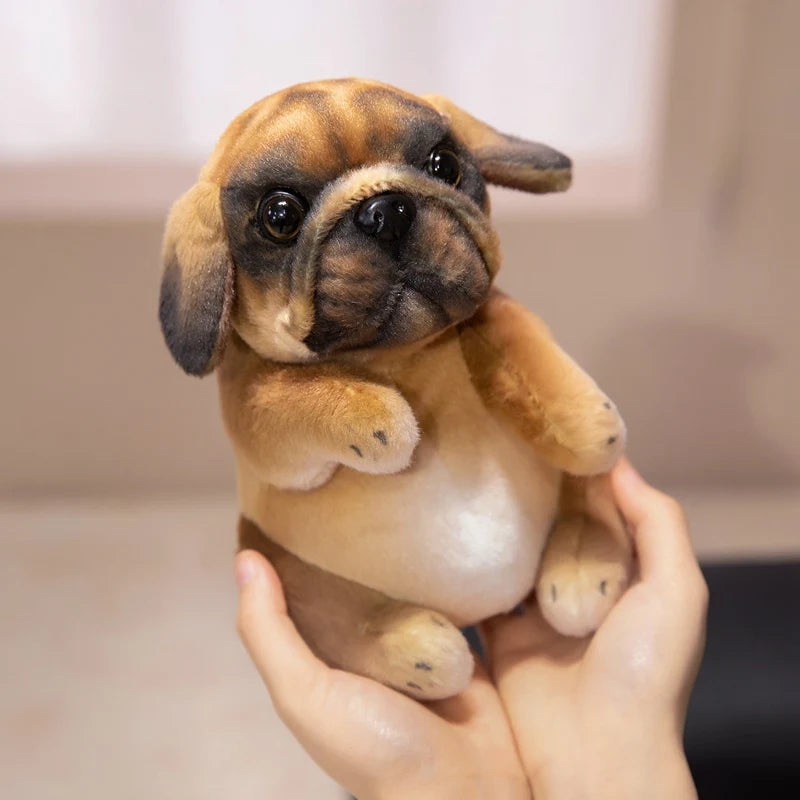 Realistic Poodle & Pug Puppy Plush Stuffed Toy Realistic Poodle & Pug Puppy Plush Stuffed Toy
