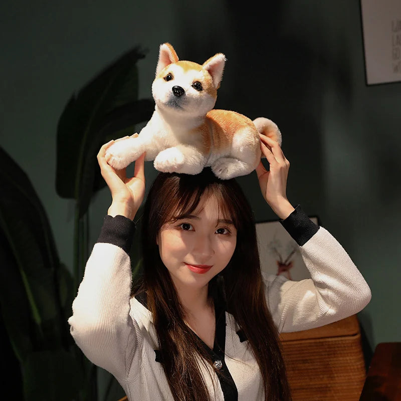 Realistic Akita Dog Plush Stuffed Toy Realistic Akita Dog Plush Stuffed Toy