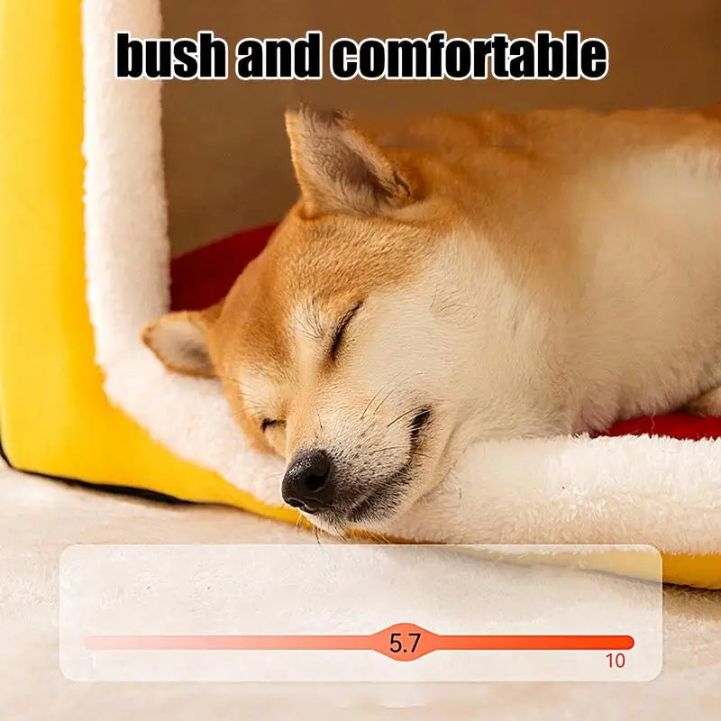 Cozy Foldable Pet Bed House Cozy Foldable Pet Bed House Furvenzy