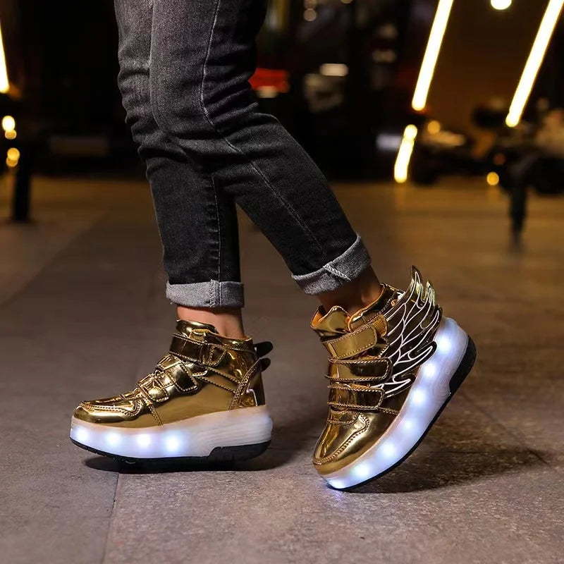 Children Roller Skates LED Sneakers Children Roller Skates LED Sneakers Furvenzy