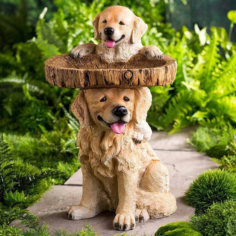 Golden Retriever Garden Dog Statue 1