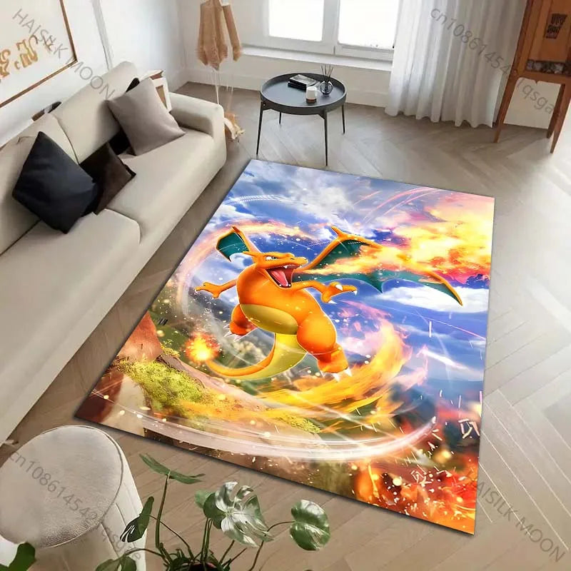 Pokemon Charizard Area Rug Carpet Pokemon Charizard Area Rug Carpet
