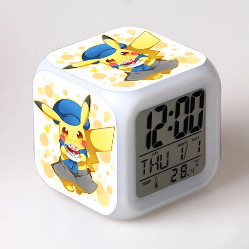 Pokemon Pikachu LED Alarms Clock Pokemon Pikachu LED Alarms Clock - Furvenzy