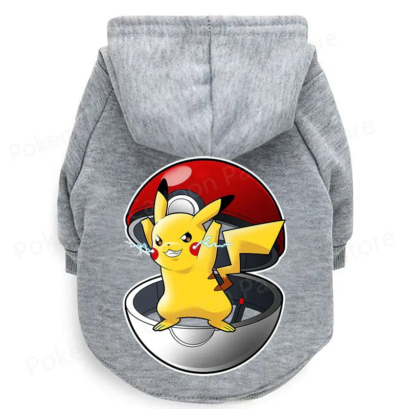 Pokemon Pikachu Dog Hoodies Pokemon Pikachu Dog Hoodies Furvenzy DGG681 S