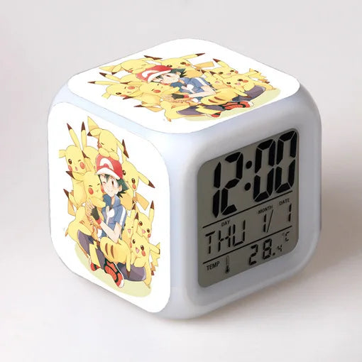 Pokemon Pikachu LED Alarms Clock Pokemon Pikachu LED Alarms Clock - Furvenzy