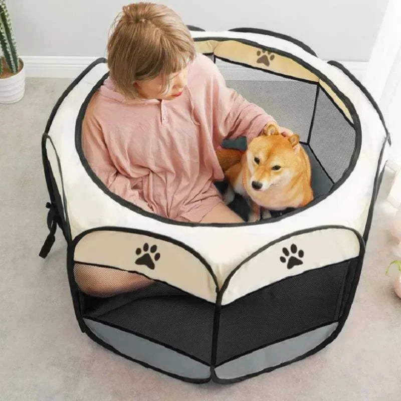 Portable Foldable Pet Kennel Tent